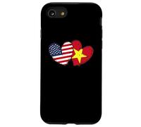 Estados Unidos Vietnam Corazón Banderas Americano Vietnamita Amor Orgullo Carcasa para iPhone SE (2020) / 7/8