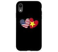Estados Unidos Vietnam Corazón Banderas Americano Vietnamita Amor Orgullo Carcasa para iPhone XR
