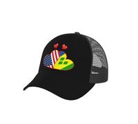 Estados Unidos Y San Vicente Y Las Granadinas Unisex Sombrero Protección UV Gorras Hip Hop Ajustable Snapback Cap para Golf Tenis Senderismo