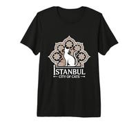 Estambul Ciudad De Gatos Patrimonio Turco Santa Sofía Turquía Camiseta Premium