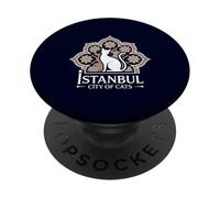 Estambul Ciudad De Gatos Patrimonio Turco Santa Sofía Turquía PopSockets PopGrip Adhesivo