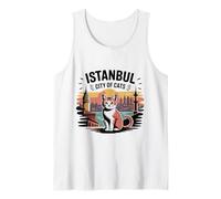Estambul Ciudad De Los Gatos Imperio Otomano Puente del Bósforo Turquía Camiseta sin Mangas