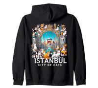 Estambul, Turquía, City of Cats, edición 3 Sudadera con Capucha