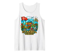 Estambul Turquía Santa Sofía Gran Mezquita Atracción Turística Camiseta sin Mangas