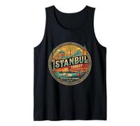 Estambul Turquía Travel Souvenir City Landmark Turista Regalo Camiseta sin Mangas