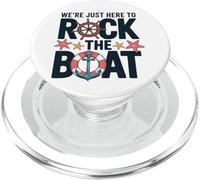 Estamos aquí para rockear el barco barco cruceros oceánicos PopSockets PopGrip para MagSafe