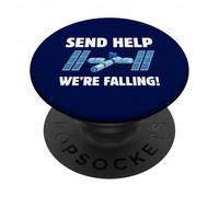 ¡Estamos cayendo! Divertido Profesor de física y científico PopSockets PopGrip Adhesivo