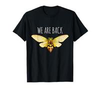 Estamos de vuelta Cicada Watercolor Summer 2025 Swarm Cicadas Camiseta