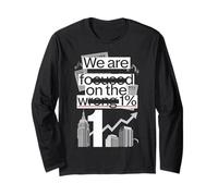 Estamos enfocados en la Clase antimultimillonaria del 1 por ciento equivocada Manga Larga