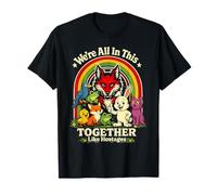 Estamos Todos En Esto Juntos como Rehenes Divertido Animal Retro Camiseta