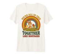 Estamos Todos Juntos como rehenes Bunny Birds Retro 1 Camiseta Premium