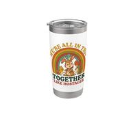 Estamos todos juntos como rehenes Bunny Birds Retro 2 Vaso térmico de acero inoxidable de doble pared