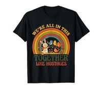 Estamos Todos Juntos como rehenes Bunny Birds Retro 3 Camiseta