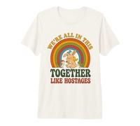 Estamos Todos Juntos como rehenes Bunny Birds Retro 4 Camiseta Premium