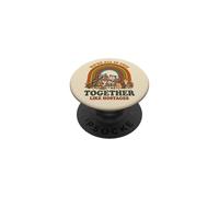 Estamos Todos Juntos como rehenes Funny Animal Retro 1 PopSockets PopGrip Adhesivo
