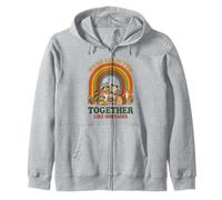 Estamos Todos Juntos como rehenes Funny Animal Retro 1 Sudadera con Capucha