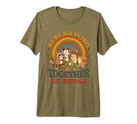 Estamos Todos Juntos como rehenes Funny Animal Retro 2 Camiseta Premium