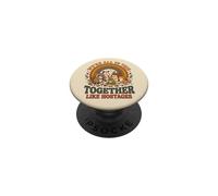 Estamos Todos Juntos como rehenes Funny Animal Retro 2 PopSockets PopGrip Adhesivo