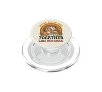 Estamos Todos Juntos como rehenes Funny Animal Retro 3 PopSockets PopGrip para MagSafe