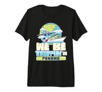 Estamos Trippin en Panamá Familia Vacaciones Viajes Coincidencia Camiseta Premium