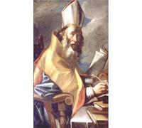 Estampa Religiosa San Ambrosio, Religion/Religious Card