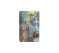 Estampa San Gabriel Arcangel con Medalla, Religion/Religious Card