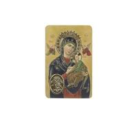 Estampa Virgen del Perpetuo Socorro con Medalla, Religion/Religious Card