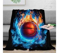 Estampado 3D Flame Arte Manta Microfibra Ropa de Cama no desprende Pelusa Digital Fantasy Manta de habitación cálida para Estudiantes en dormitorios 80×90inch(200x230cm)