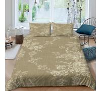 Estampado 3D FloralWallpaper Protector de edredón Ropa de Cama con Funda de Almohada Lavable Funda de edredón Ligero para Estudiantes compañeros de Piso jóvenes Super King（260x220cm）