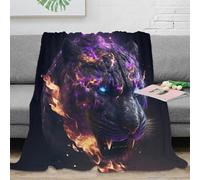Estampado 3D Mythical Beast Manta de Cama Microfibra Ropa de Cama esponjosa y cálida Fantasy Digital Arte Manta de sofá Lavable para Regalos de Bienvenida a casa 80×90inch(200x230cm)