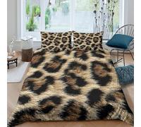 Estampado 3D patrón Animal Funda para edredón Ropa de Cama Precioso Vida Silvestre al Estilo Abstracto Cubierta de edredón Bonito para Amigos Abuelos compañeros Single（135x200cm）