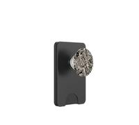 estampado abstracto maximalista de cebra con estampado animal de cebra PopSockets PopWallet para MagSafe