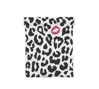 Estampado Animal con Forma De Beso, Squeeze Top Wallet Bolsa de Almacenamiento para Mujer Monedero pequeño Bolsa de Cambio