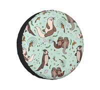 Estampado Animal Cubierta de Rueda con cordón Personalizada Suave Caso Protector, para Vehiculos, camionetas, Coche, 17in