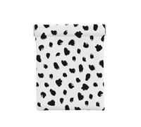 Estampado Animal dálmata pictórico, Squeeze Top Wallet Bolsa de Almacenamiento para Mujer Monedero pequeño Bolsa de Cambio