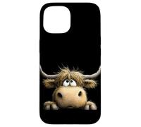 Estampado Animal de Vaca de Las Tierras Altas 'Boris' Carcasa para iPhone 15
