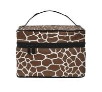 Estampado Animal Jirafa, Bolsa de Maquillaje Bolsa de cosméticos Bolsa de artículos de tocador de Viaje portátil Estuche para lápices Bolsa de artículos de tocador