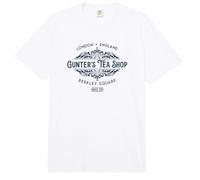 Estampado Azul Marino de Gunter's Tea Shop Berkley Square, Londres, Inglaterra Comfort Colors Adult Heavyweight T-Shirt