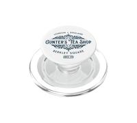 Estampado Azul Marino de Gunter's Tea Shop Berkley Square, Londres, Inglaterra PopSockets PopGrip para MagSafe