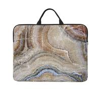 Estampado Azul pálido de Piedra de ónix,Funda para portátil de 14 Pulgadas, Funda para portátil, maletín con asa
