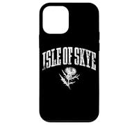 Estampado Blanco Desgastado de Isle of Skye Scotland Thistle Carcasa para iPhone 12 Mini