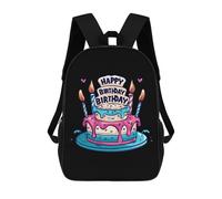 Estampado Bolsa De Viaje Feliz Cumpleaños A Mí Bolsa para Portátil Casual Bolso Mochilas para Adolescente, Escuela, Viajes, 42X32X14Cm