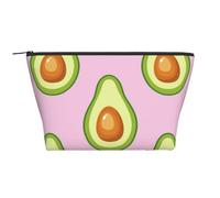 Estampado De Aguacate Rosa, Bolsa de artículos de tocador Bolsa de Maquillaje Bolsa de cosméticos Bolsa de artículos de tocador de Viaje portátil