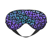 Estampado de animales exóticos de leopardo colorido, Cubreojos completos Antifaz bloqueador de luz Antifaz para dormir Antifaz suave con los ojos vendados Noche