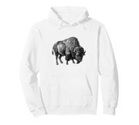 Estampado de búfalo Sudadera con Capucha