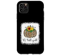 Estampado de Calabaza y Leopardo, Acción de Gracias, Halloween, It's Fall Y'all Carcasa para iPhone 11 Pro MAX