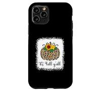 Estampado de Calabaza y Leopardo, Acción de Gracias, Halloween, It's Fall Y'all Carcasa para iPhone 11 Pro