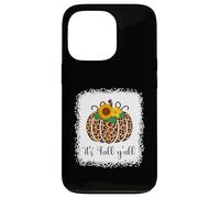 Estampado de Calabaza y Leopardo, Acción de Gracias, Halloween, It's Fall Y'all Carcasa para iPhone 13 Pro