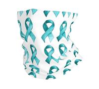 Estampado De Cinta Verde Azulado Unisex Tubular Pañuelo Elástica Bufanda Tubular Multifunción Bandana para Verano Aire Libre Moto Ciclismo