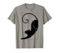 Estampado de Fibonacci Cat La proporción áurea Camiseta